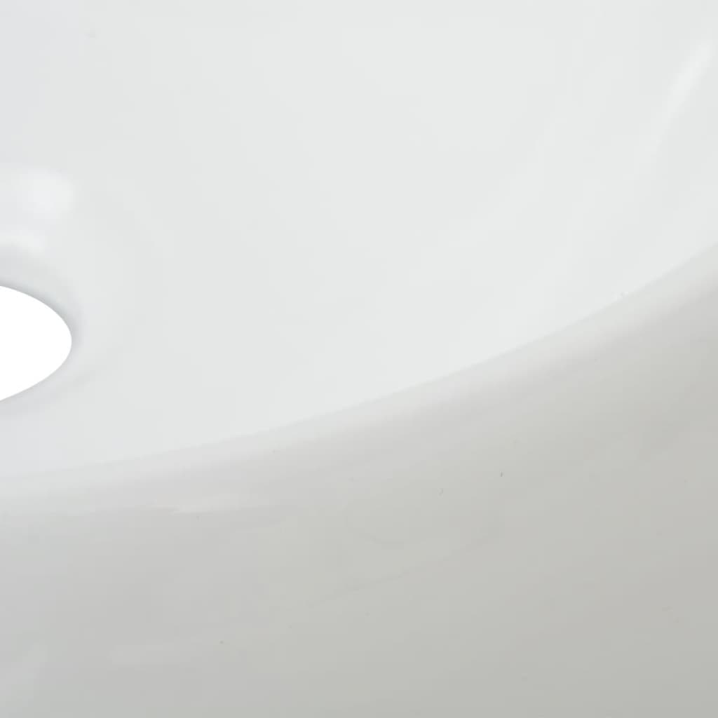 vidaXL Σετ Επίπλων Μπάνιου 2 Τεμαχίων Λευκό Κεραμικό