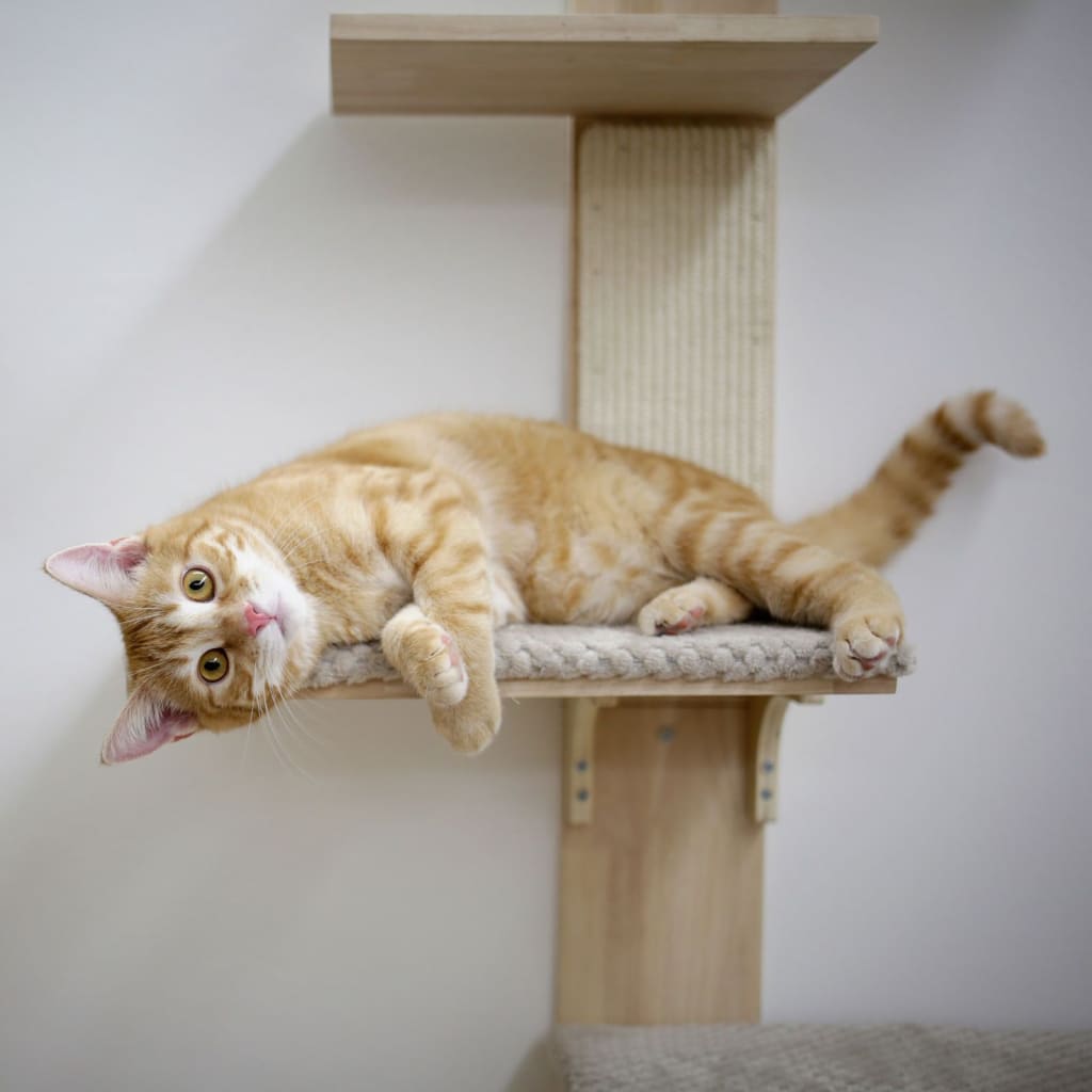 Kerbl Στύλος Ξυσίματος για Γάτες Timber Wall 150 εκ. Φυσικό και Taupe