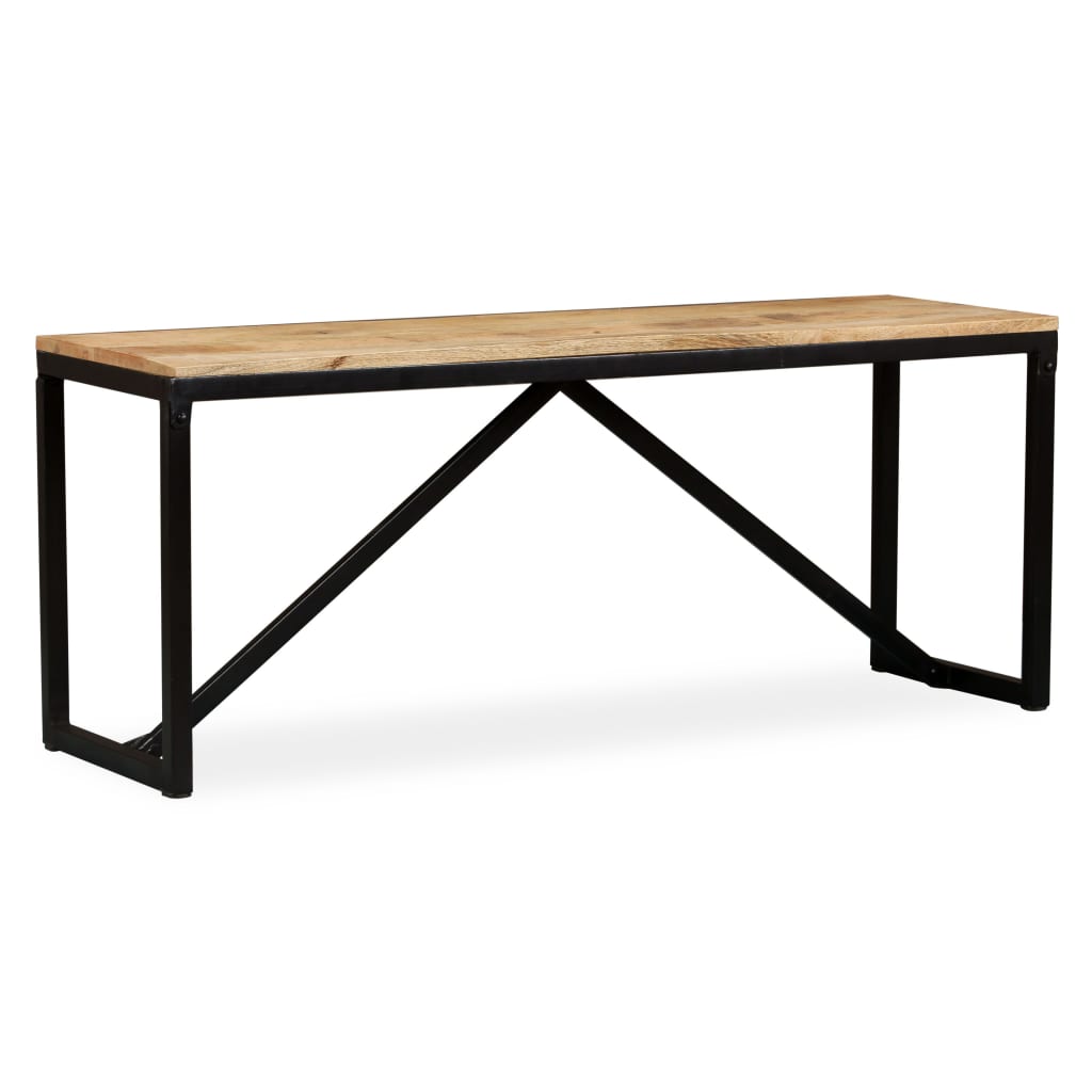 vidaXL Πάγκος 110 x 35 x 45 εκ. από Μασίφ Ξύλο Μάνγκο