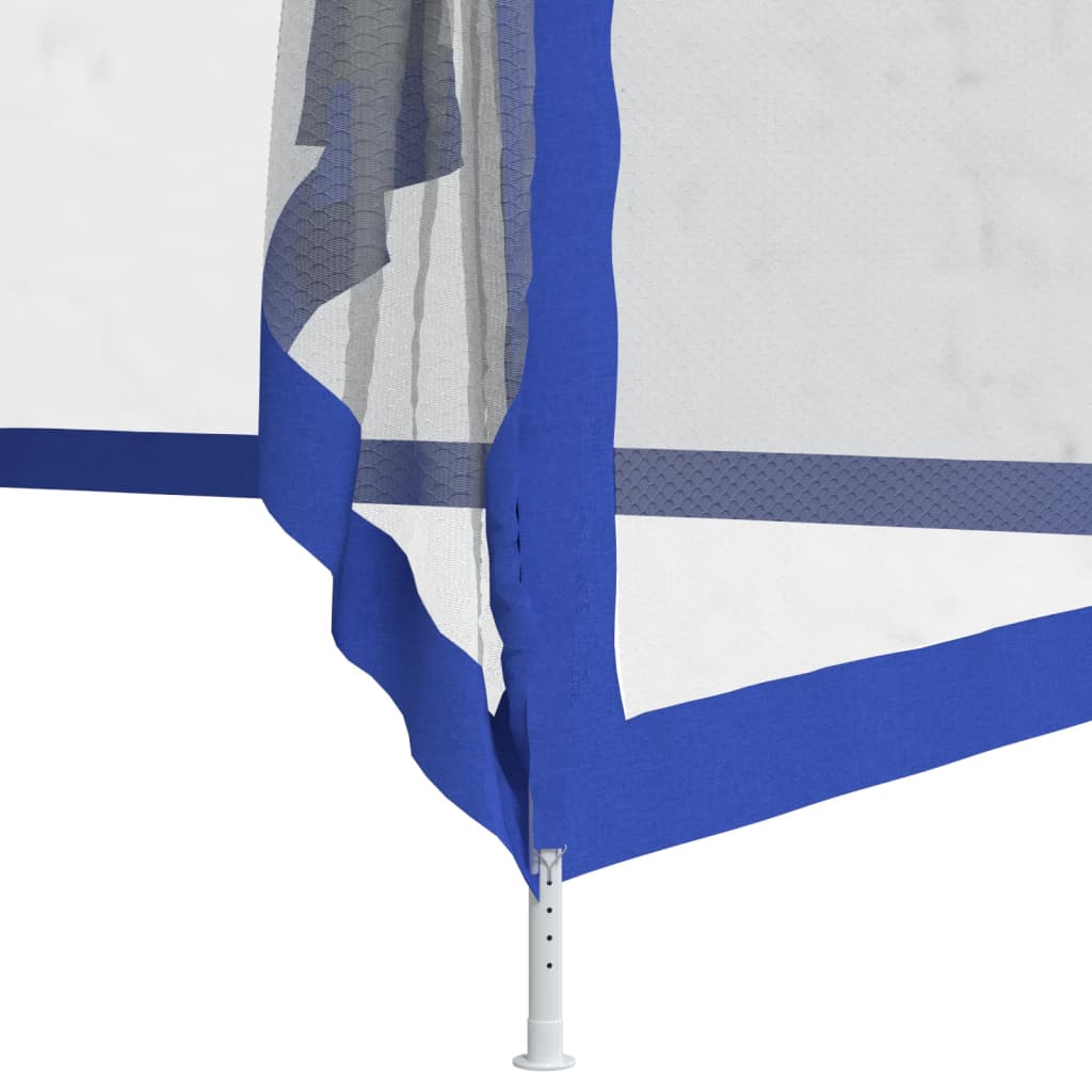 vidaXL Κιόσκι με Διπλή Οροφή Μπλε 3 x 3 x 2,68 μ. Υφασμάτινο