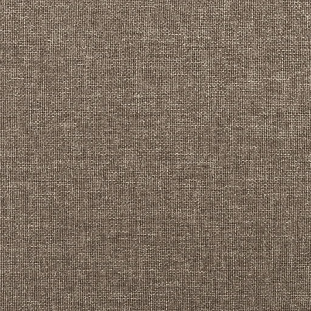 vidaXL Κεφαλάρια Κρεβατιού 2 τεμ. Taupe 90x7x78/88 εκ. Υφασμάτινο