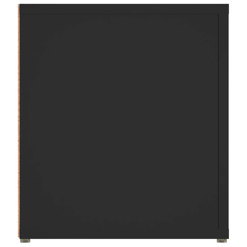 vidaXL Έπιπλο Τηλεόρασης Μαύρο 80 x 31,5 x 36 εκ. Επεξεργασμένο Ξύλο