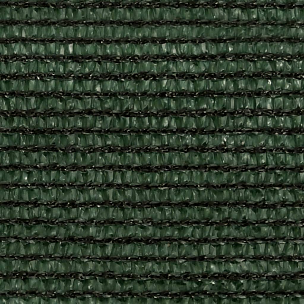 vidaXL Πανί Σκίασης Σκούρο Πράσινο 3 x 3 μ. από HDPE 160 γρ./μ²