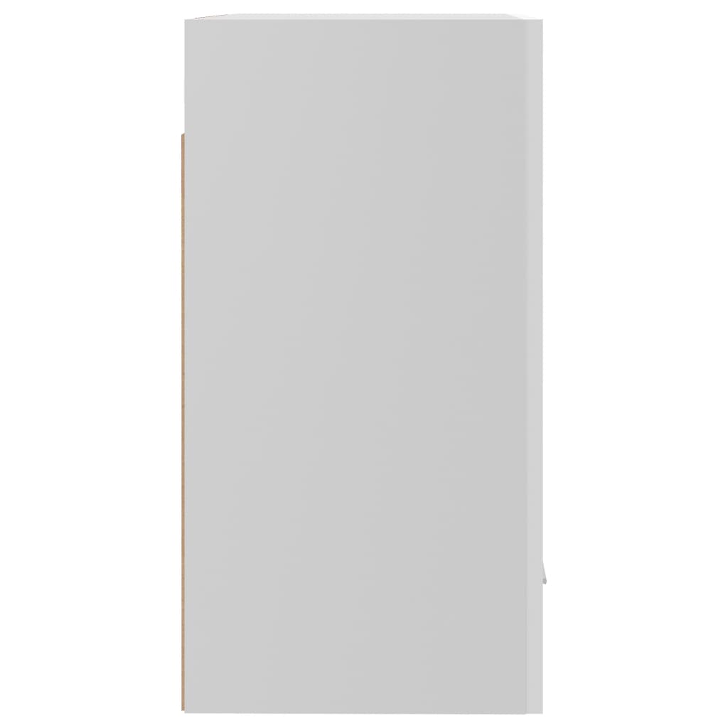 vidaXL Ντουλάπι Κρεμαστό Γυαλιστερό Λευκό 50x31x60 εκ. Μοριοσανίδα