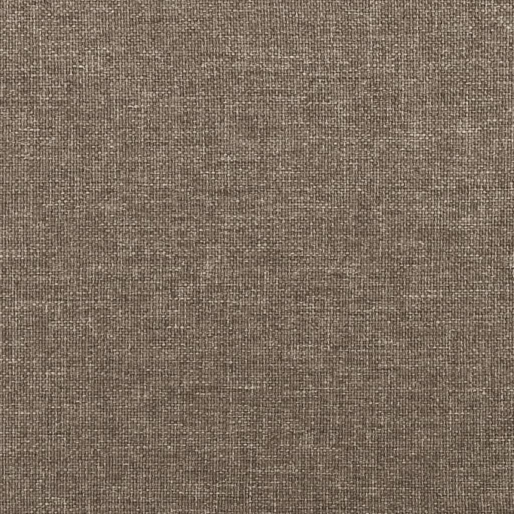 vidaXL Κεφαλάρι με Πτερύγια Taupe 203 x 23 x 78/88 εκ. Υφασμάτινο