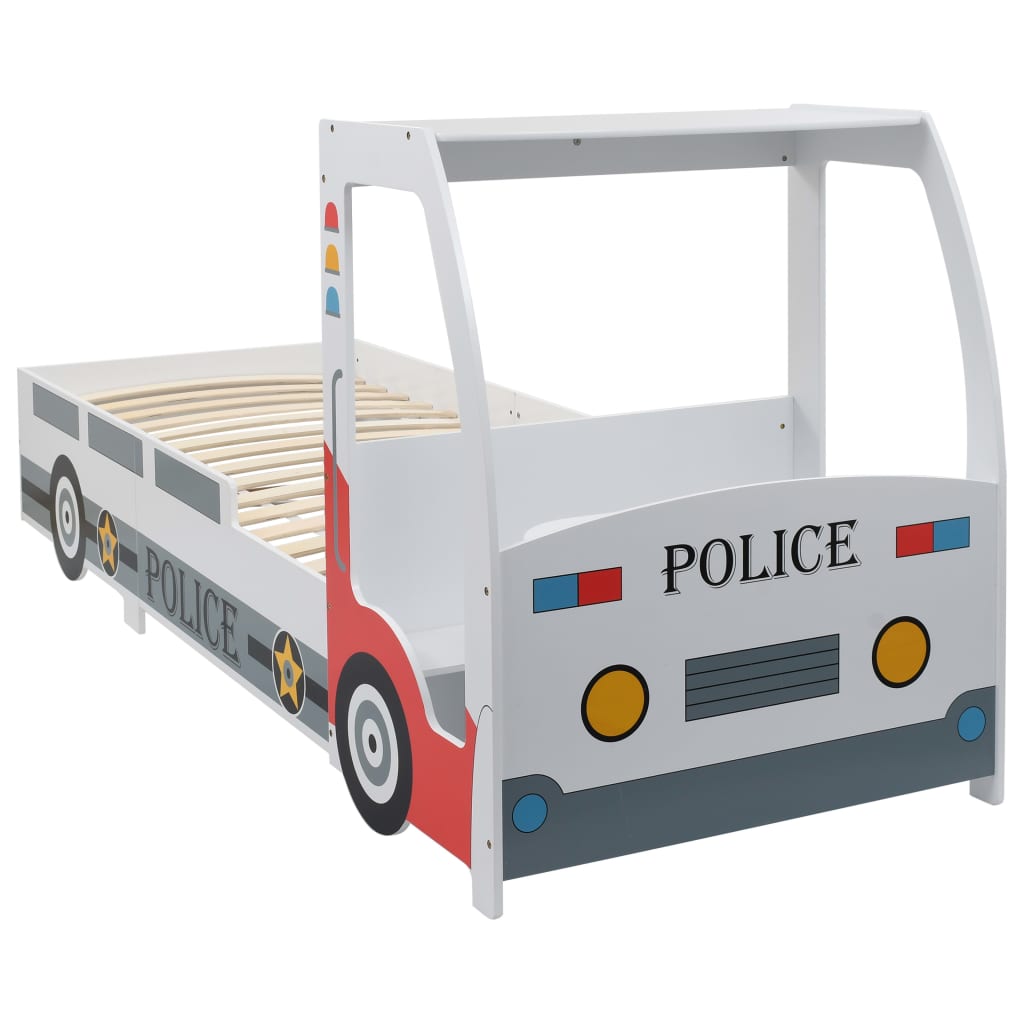vidaXL Παιδικό Κρεβάτι Αστυνομικό με Στρώμα 7 Ζωνών 90 x 200 εκ.