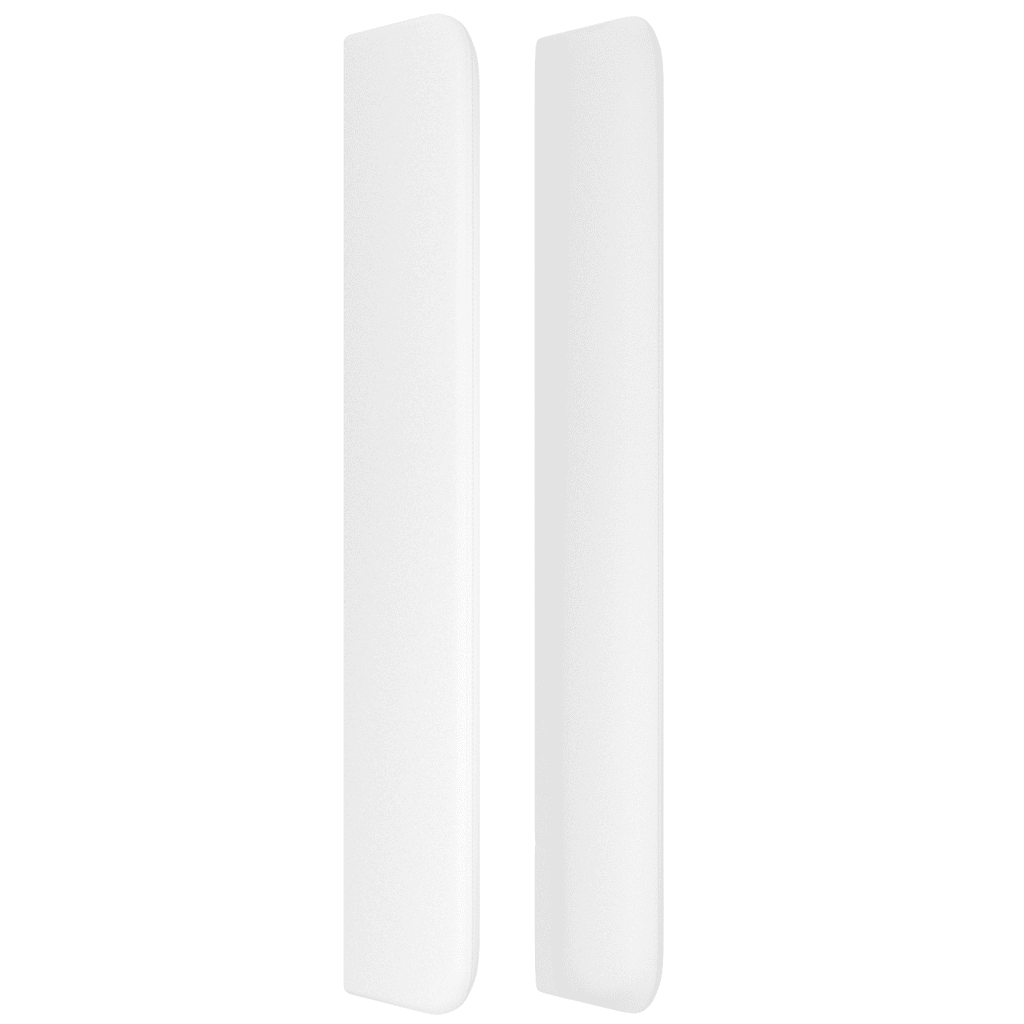 vidaXL Κρεβάτι Boxspring με Στρώμα Λευκό 160x200εκ.από Συνθετικό Δέρμα