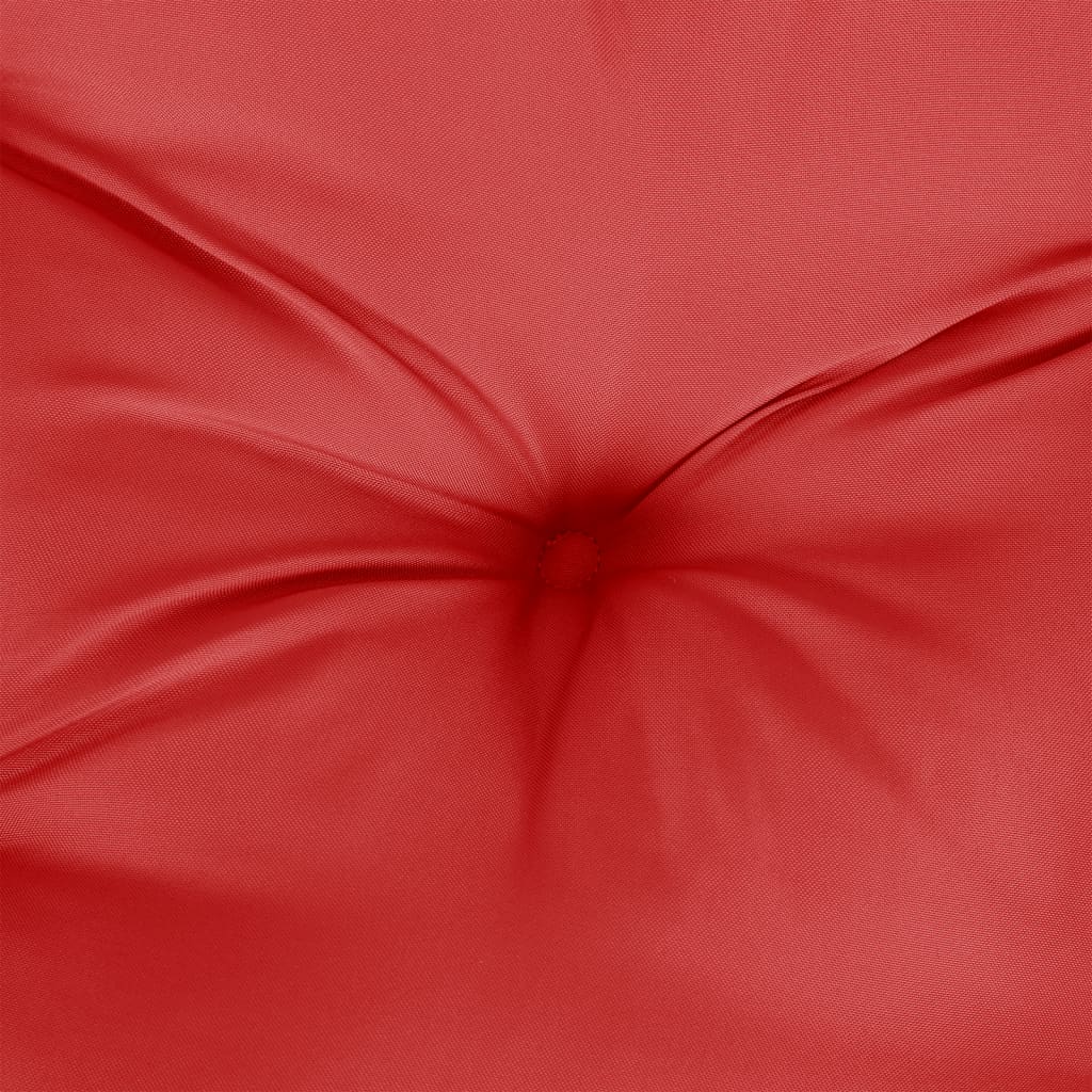 vidaXL Μαξιλάρι Παλέτας Κόκκινο Γκρι 60 x 40 x 12 εκ. Υφασμάτινο