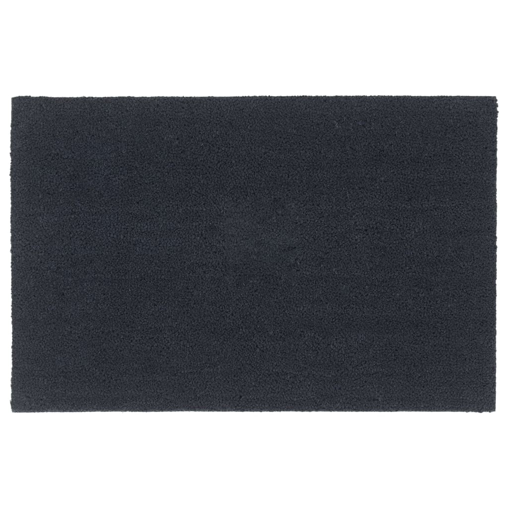 vidaXL Πατάκι Εισόδου Σκούρο Γκρι 65 x 100 εκ. Θυσανωτός Κοκοφοίνικας